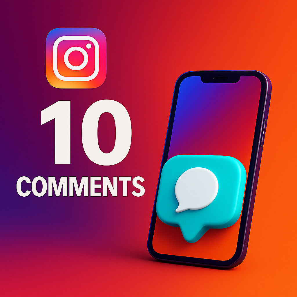 
Illustration: 10 Instagram-Kommentare mit einer Kommentar-Sprechblase.