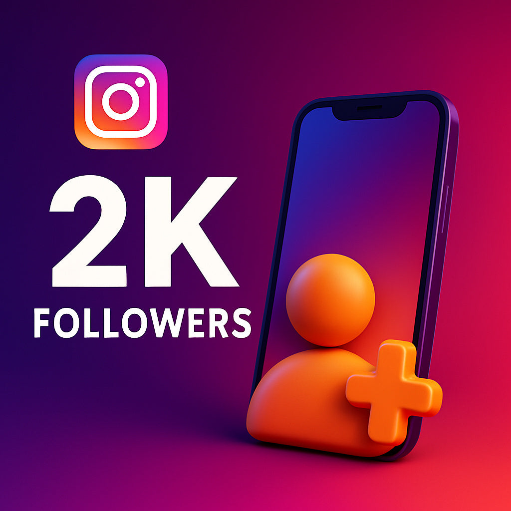 
Illustration: 2.000 Instagram-Follower mit einem Profilsymbol.