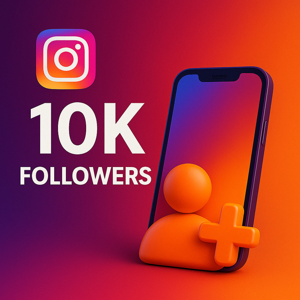 
Illustration: 10.000 Instagram-Follower mit einem Profilsymbol.