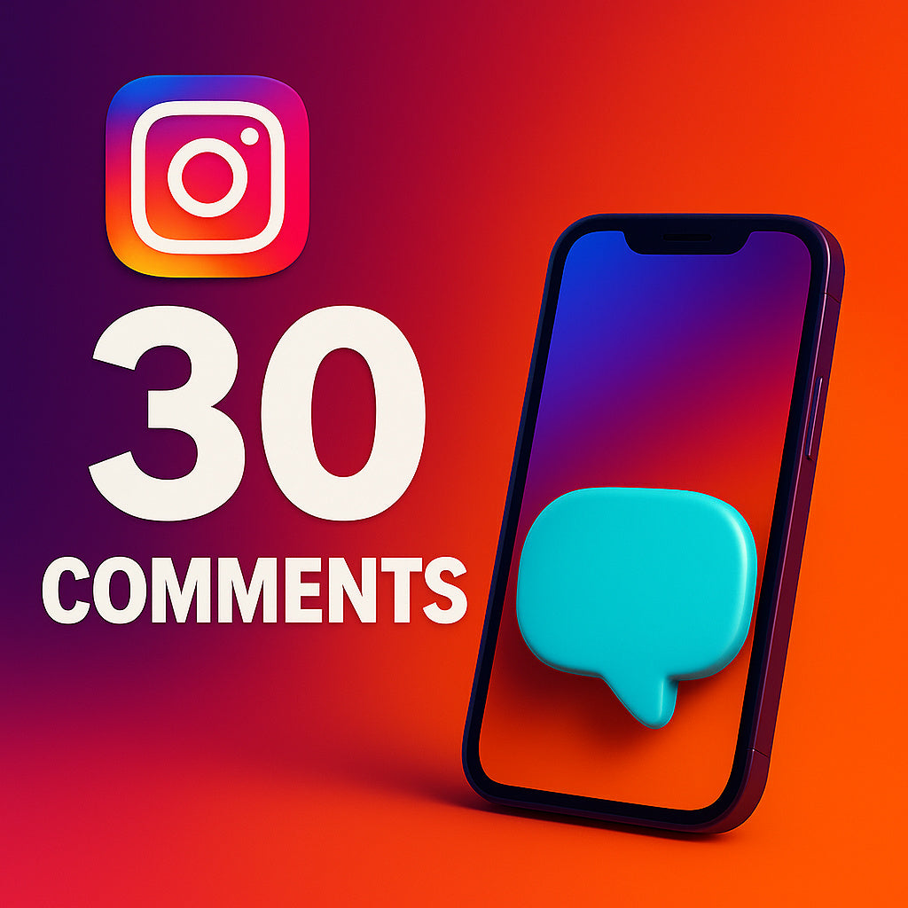 
Illustration: 30 Instagram-Kommentare mit einer Kommentar-Sprechblase.