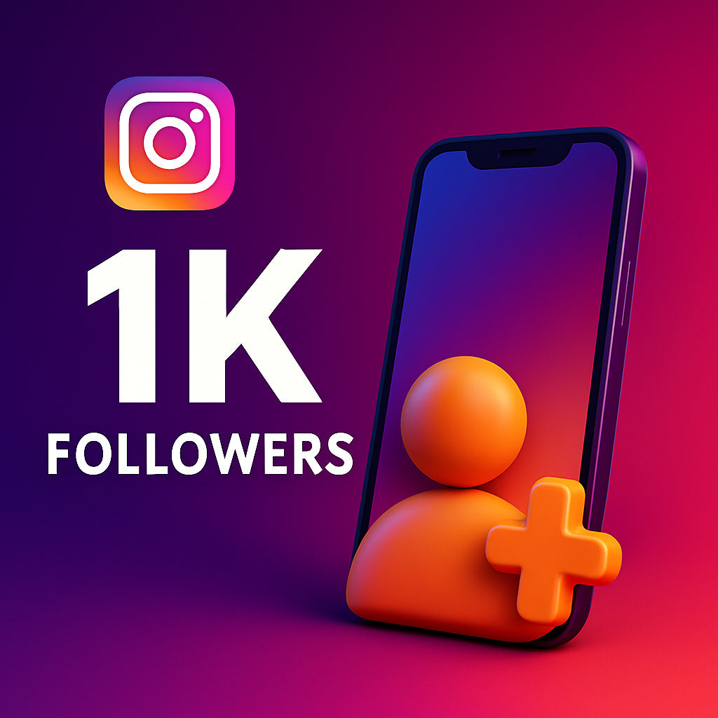 
Illustration: 1.000 Instagram-Follower mit einem Profilsymbol.